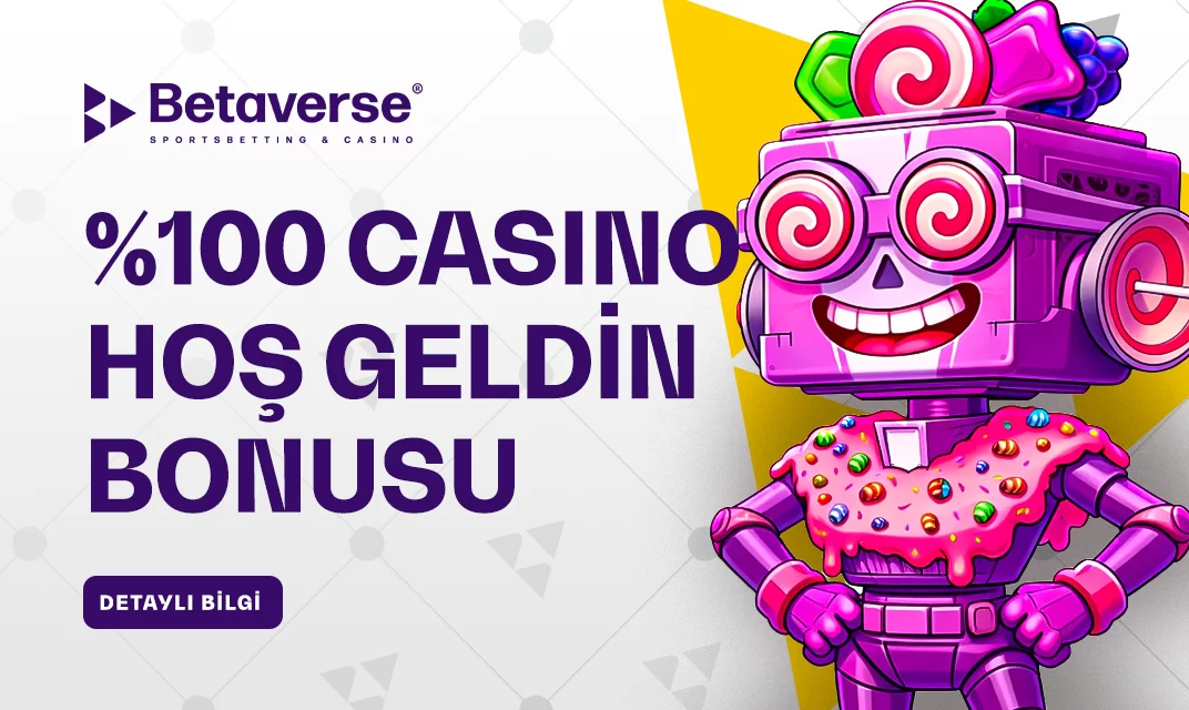 %100 Casino Slot Hoş Geldin Bonusu